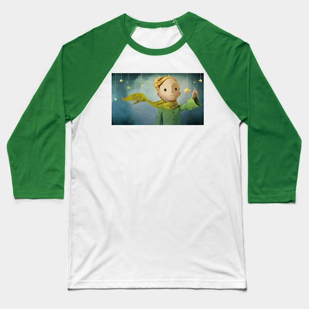 little prince Baseball T-Shirt by SGcreative